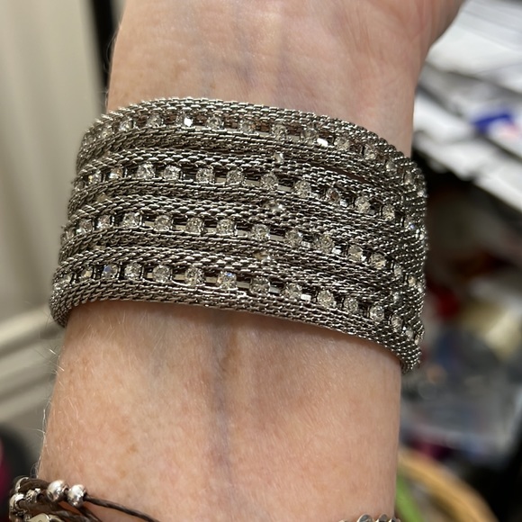 COPY - Mesh rhinestone bracelet - Picture 13 of 16